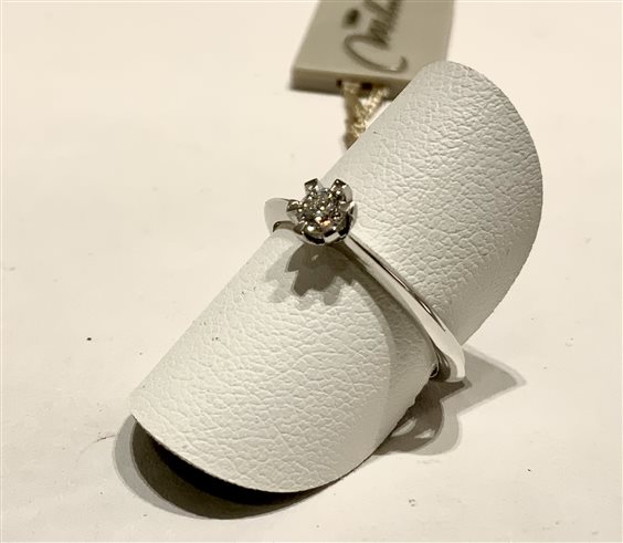 Anello Miluna Donna Solitario Di Diamanti in Oro bianco Diamante 0.2 Ct LID3433-020G7 - LID3433-020G7